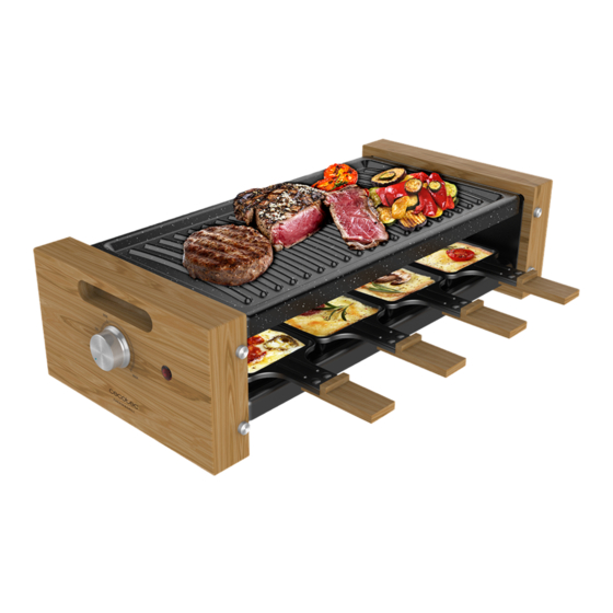 cecotec RACLETTE CHEESE&GRILL 8200 WOOD BLACK Manuales