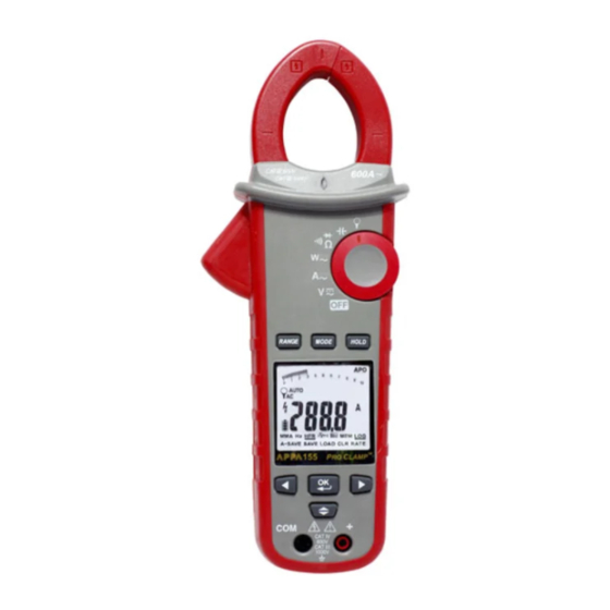 RS Pro RS 155B Manual De Instrucciones