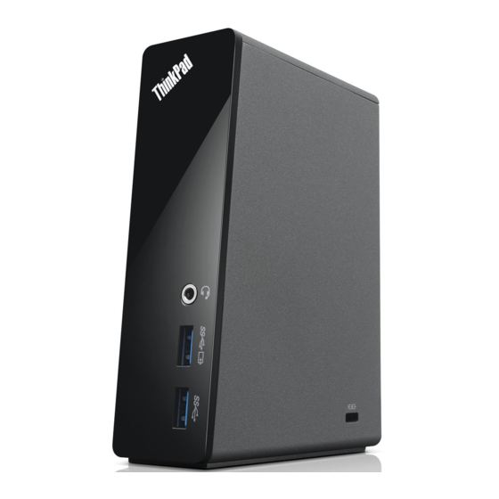 Lenovo ThinkPad OneLink Dock Guia Del Usuario