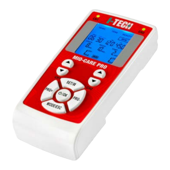I-Tech MIO-CARE PRO Manual De Uso