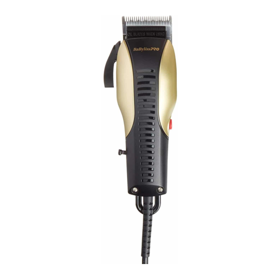 BaByliss PRO POWERFX X810B Manuales