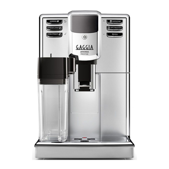 Gaggia Milano ANIMA PRESTIGE Instrucciones De Uso