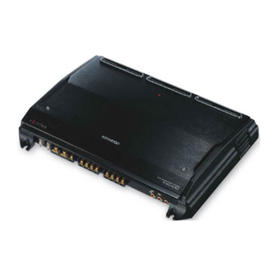 Kenwood KAC-X40 Manual De Instrucciones