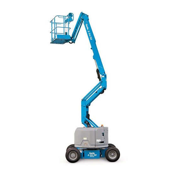 Terex Genie Z-34/22 Manual Del Operario