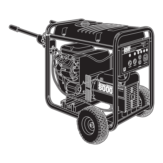 Briggs & Stratton GENERAC POWERBOSS PowerMaster 8000 Manual Del Propietário