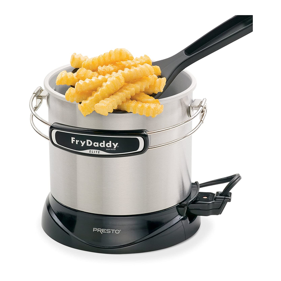 Presto FryDaddy ELITE Manual De Instrucciones