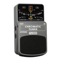Behringer CHROMATIC TUNER TU300 Manual Del Usuario
