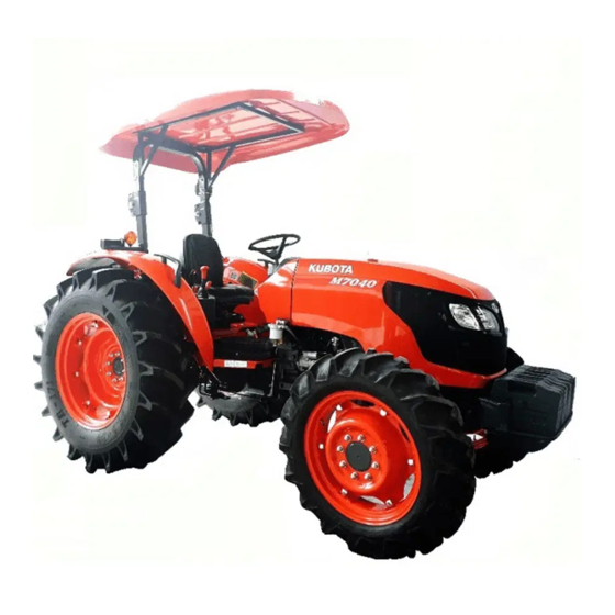 KUBOTA M7040 Manual Del Operario