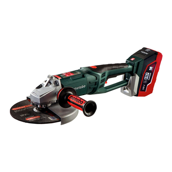 Metabo WPB 36 LTX BL 230 Instrucciones De Manejo