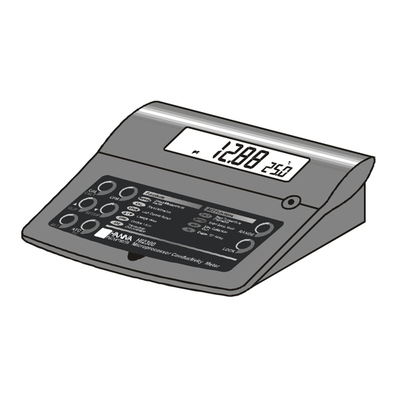 Hanna Instruments HI 2300 Manual De Instrucciones