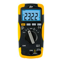 Ht Instruments GEF G46 Manual De Instrucciones