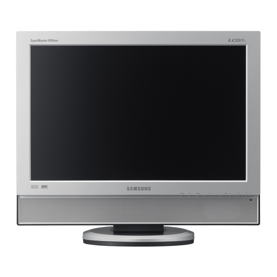 Samsung SyncMaster 940MW Manual Del Usuario