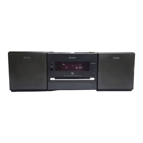 Sony CMT-DH30 Manual De Instrucciones