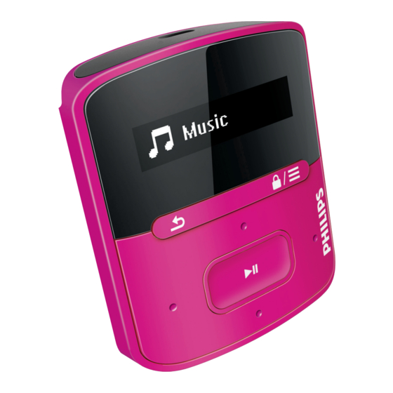 Philips GoGEAR Guía De Configuración Rápida