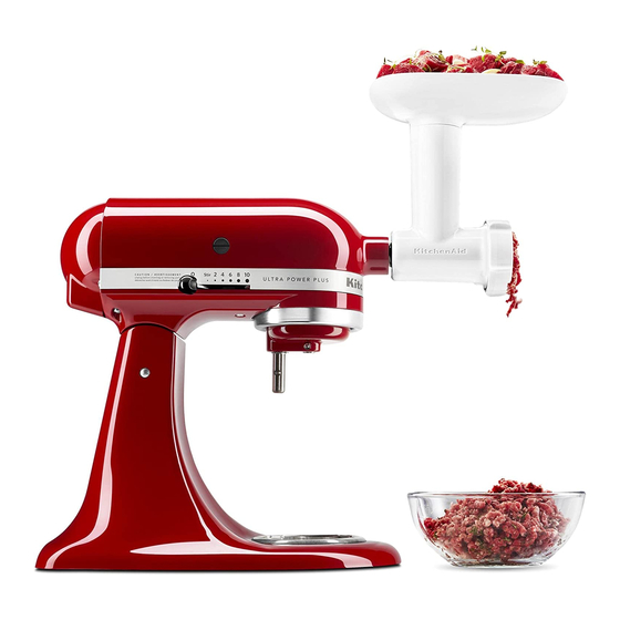 KitchenAid KSMFGA Guía Rápida Para Comenzar