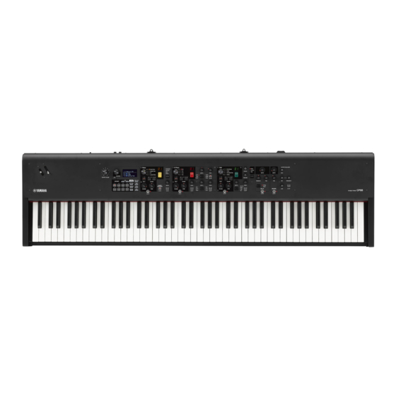 Yamaha CP88 Manual De Instrucciones
