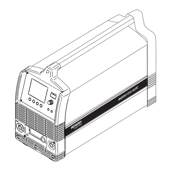 Lincoln Electric INVERTEC V310-T AC/DC Manual Del Operador