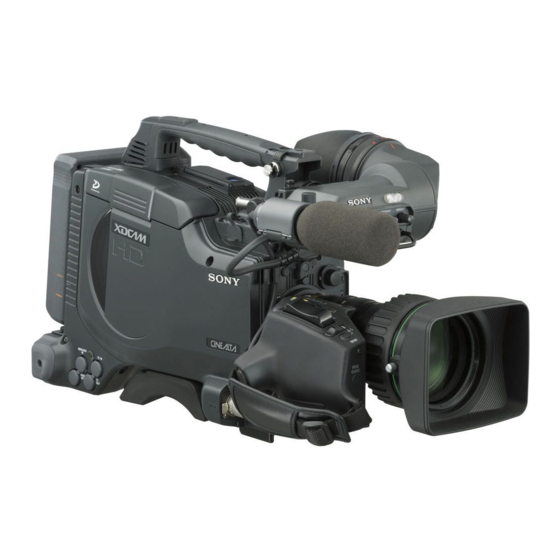 Sony PDW-F355L Manual De Instrucciones