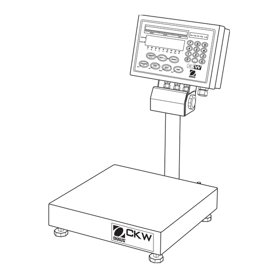 OHAUS CKW Serie Manual De Instrucciones