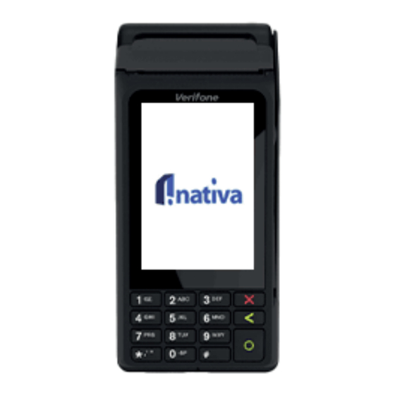 nativa Verifone V210 Manual De Usuario