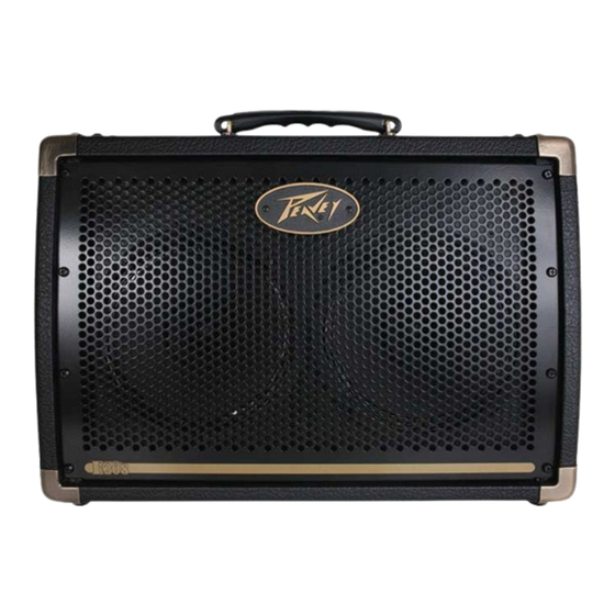 Peavey Ecoustic Serie Manual De Instrucciones