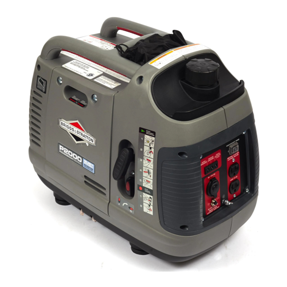 Briggs & Stratton P2000 Manual Del Operador