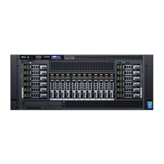 Dell PowerEdge R930 Manual Del Propietário