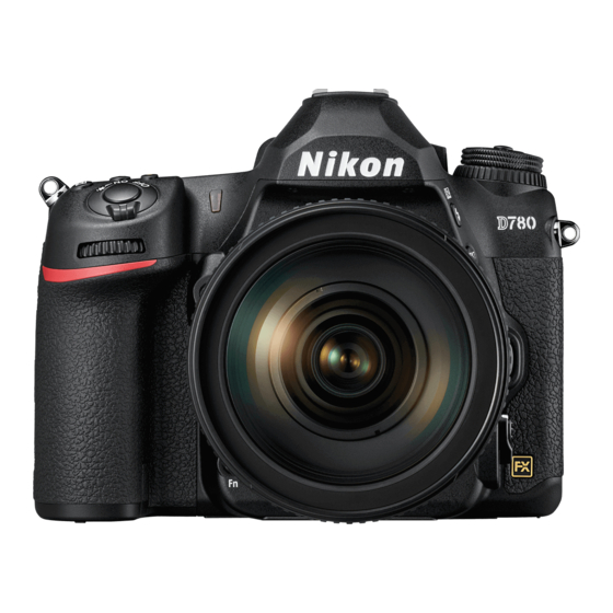 Nikon D780 Guia De Inicio Rapido
