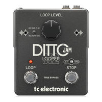 Tc Electronic DITTO JAM X2 LOOPER Guia De Inicio Rapido