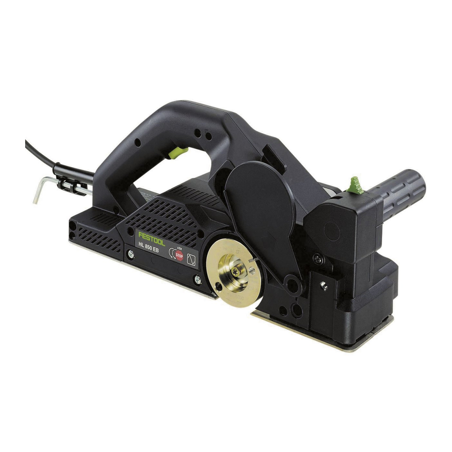 Festool HL 850 EB Manuales