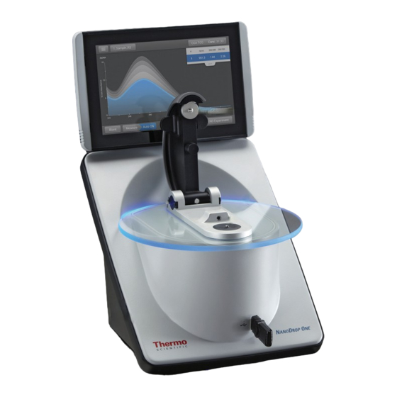 Thermo Scientific NanoDrop One Guia Del Usuario