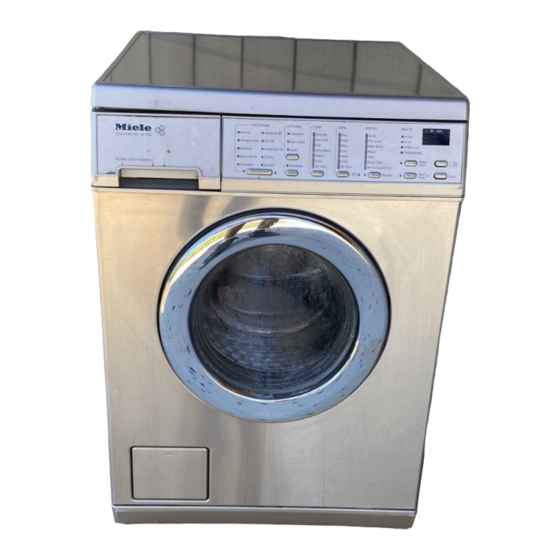 Miele Touchtronic W 1215 Manual De Uso Y Manejo