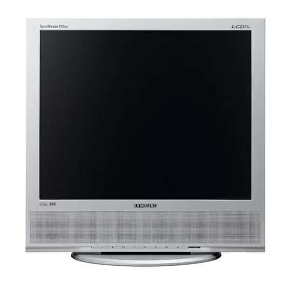 Samsung SyncMaster 910MP Manual Del Usuario