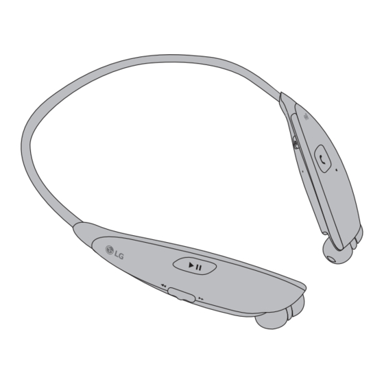 LG Tone Ultra HBS-810 Manual Del Usuario