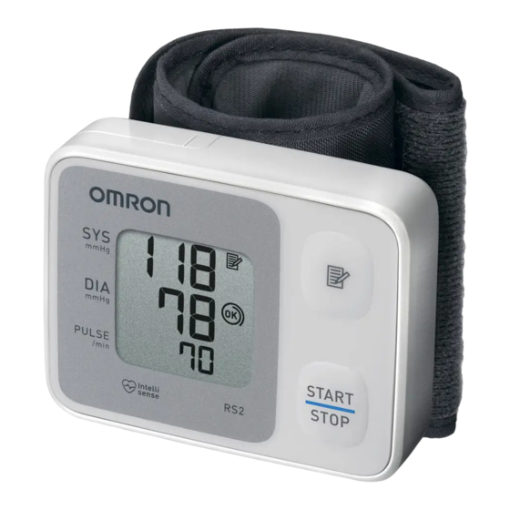 Omron RS2 Manual De Instrucciones