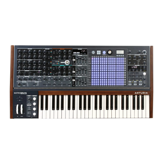 Arturia MatrixBrute Manual Del Usuario