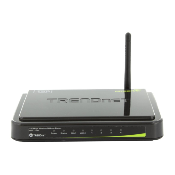 TRENDnet TEW-711BR Guía De Instalación Rápida