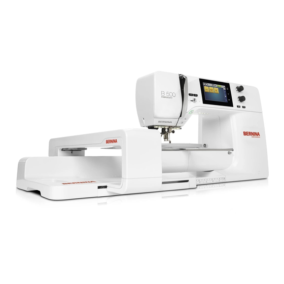 Bernina B 500 Instrucciones De Uso
