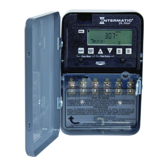 Intermatic ET1100 Serie Instrucciones