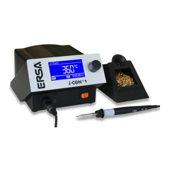 ERSA i-con 1 Manual De Instrucciones