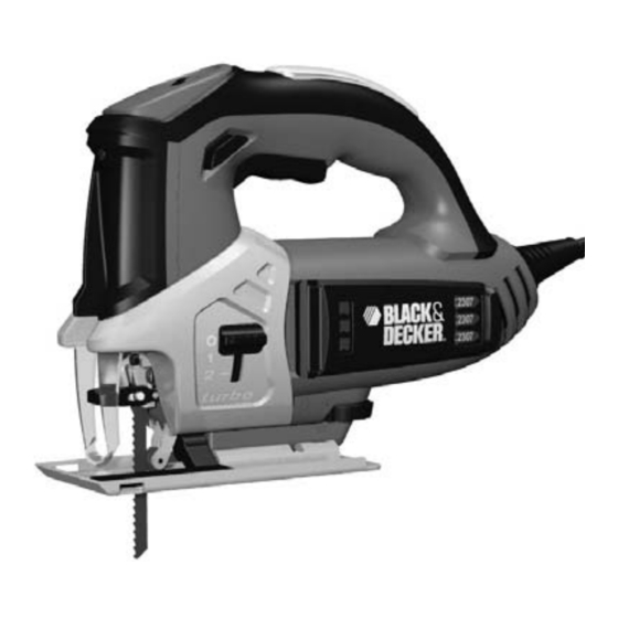 Black and Decker JS620G Manuales