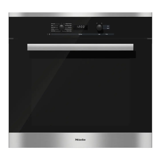 Miele H6180BP Instrucciones De Instalación Y Funcionamiento