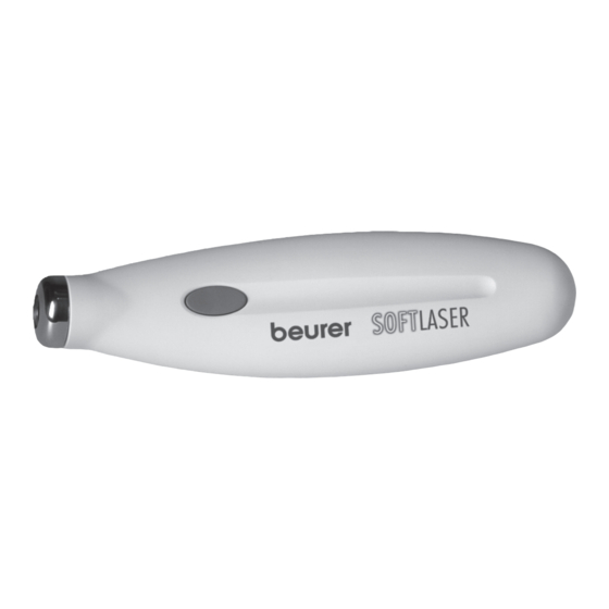 Beurer SL 30 Instrucciones Para El Uso
