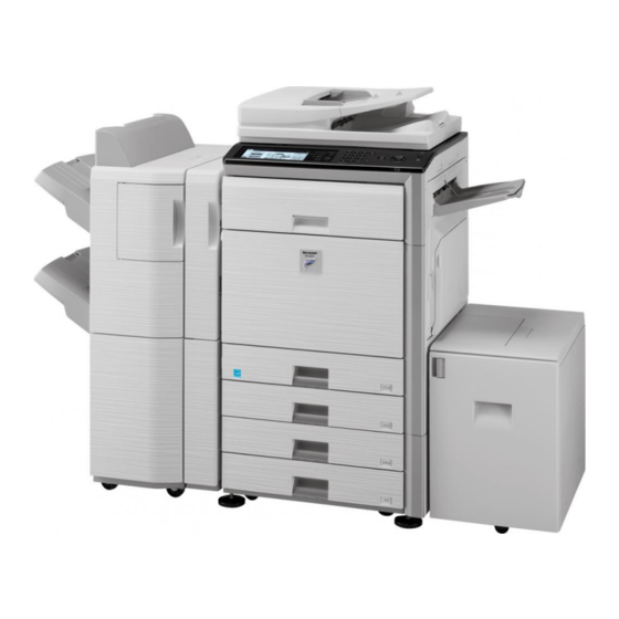 Sharp MX-M363U Guía De Seguridad
