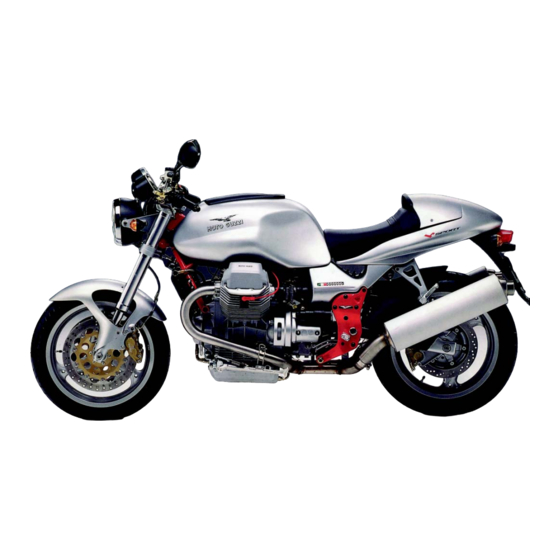 MOTO GUZZI V11 Sport Manual De Instrucciones