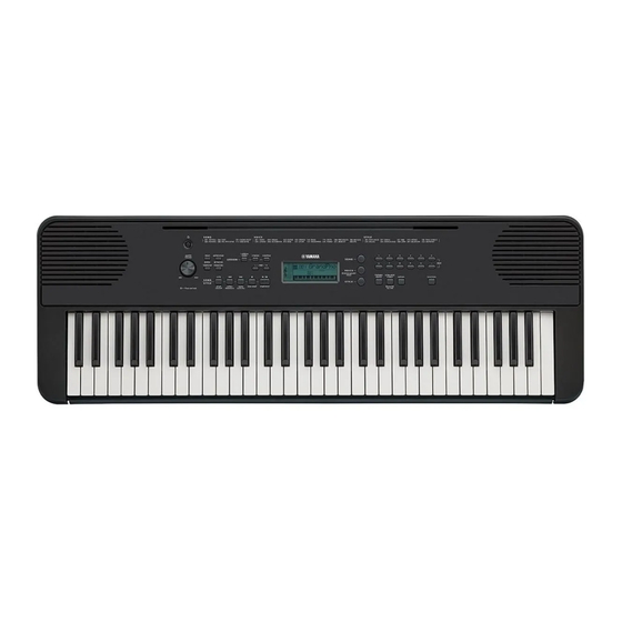 Yamaha PSR-E360 Manual De Instrucciones