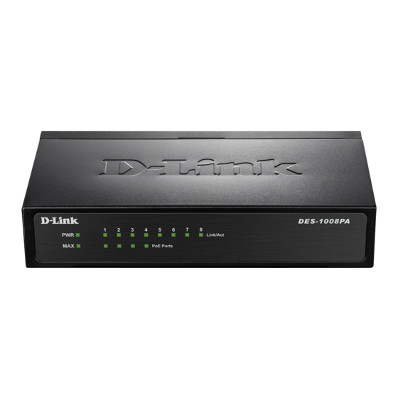 D-Link DES-1008PA Guia De Instalacion