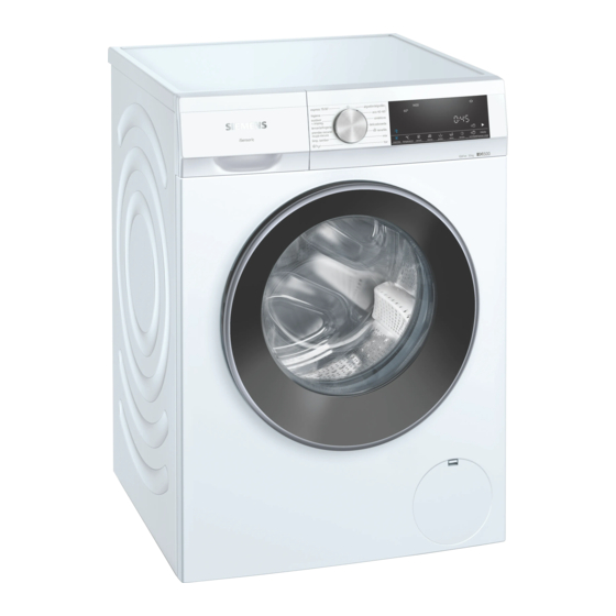 Siemens WG54G200ES Manual De Usuario E Instrucciones De Montaje