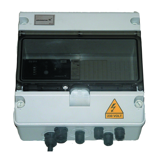 Grundfos CS 101 Instrucciones De Instalación Y Funcionamiento