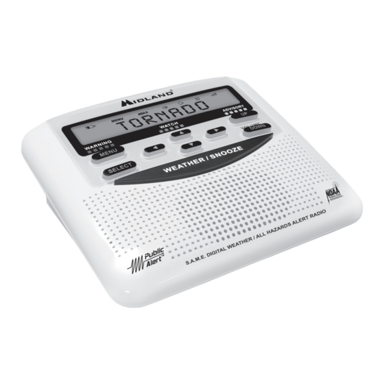 Midland WR120 Manual De Instrucciones